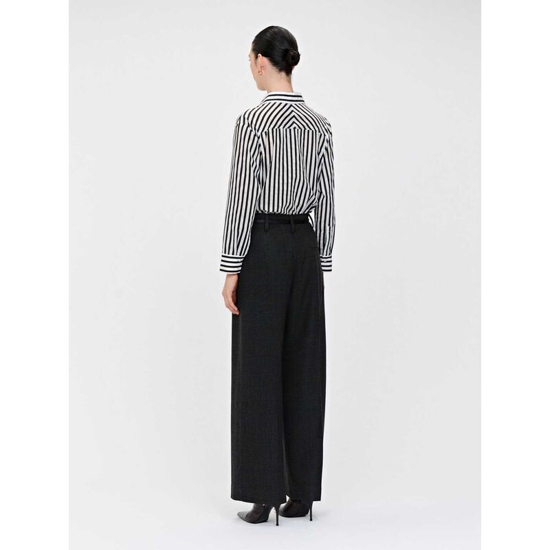 Veronika Maine Houndstooth Check Wide Leg Pant image number 1